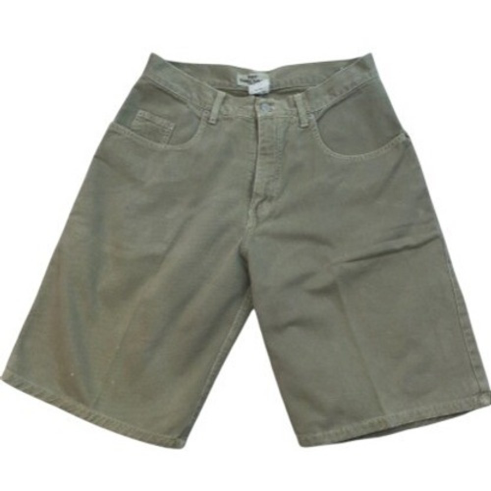VTG 90s Guess Georges Marciano Baggy Denim Shorts Mens 30 Olive Green USA‎ Made